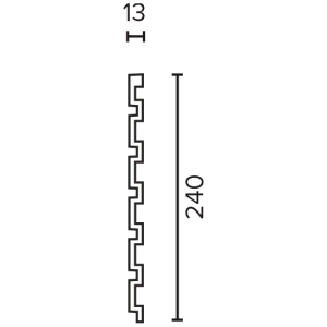 Панель стеновая Decor Dizayn 916-63SH 13x240х3000 мм (пог. м)