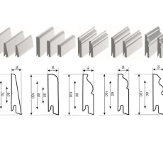 Плинтус МДФ Deartio Universal Белый