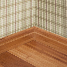 Плинтус Parketoff из массива Бамбук горизонтальный Кофе