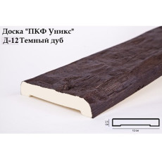 Доска Уникс Классика Д-12 Темный дуб