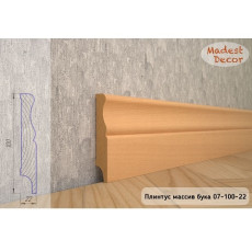 Плинтус Madest Decor из массива бука 07-100-22