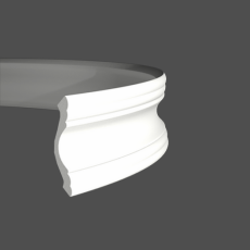 Карниз гибкий полиуретановый Европласт 1.50.102 72х75 мм