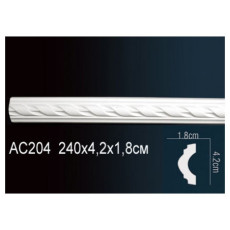 Молдинг Перфект AC204F гибкий 18х42х2400
