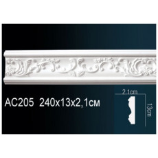 Молдинг Перфект AC205F гибкий 21х130х2400