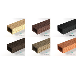 Балясина из ДПК Woodvex Серый дым 50х50х3000 мм