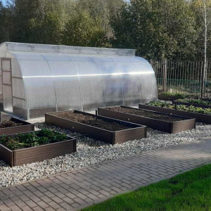 Грядочная доска ДПК Nautic Prime средняя 30х225х2950 Венге