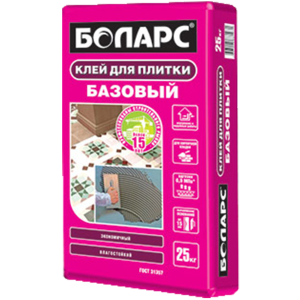 Клей для плитки Боларс базовый 25 кг