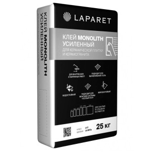 Клей для плитки Laparet monolith усиленный 25 kg