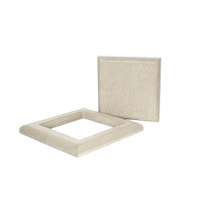 Комплект крышка и юбка для столба Polivan Denpasar Бежевый 100х100 мм