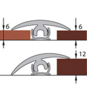 Крепление порога гибкого Идеал 6 мм
