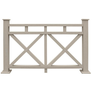 Ограждение из ДПК Bulros Белый