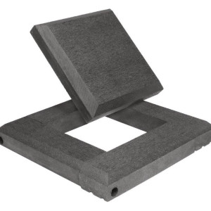 Ограждение из ДПК Bulros Чёрный