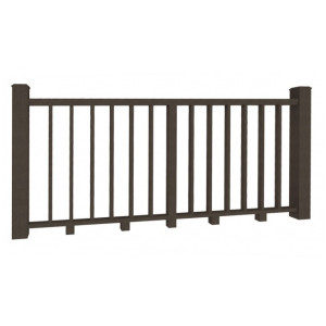 Ограждение из ДПК Terrapol 1028 Тик Киото