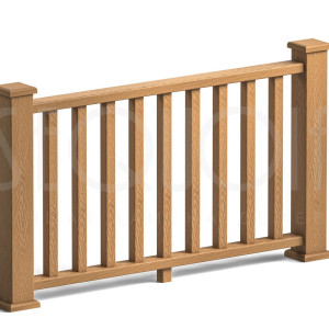 Ограждение Sequoia Evolution 3D Рагланг Nature 1000х1740 мм