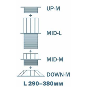 Опора регулируемая Level L5 235-340 мм