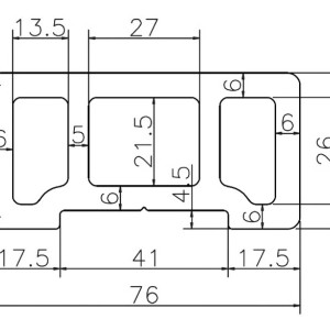 Перила из ДПК Polivan Denpasar Тёмно-коричневый 38х76х2900 мм
