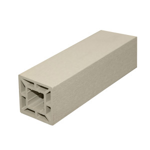 Поддерживающий профиль CM-Railing Белое дерево 90х90х3000 мм