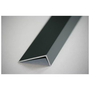 Профиль Экодэк алюминий гладкий Серый 20х50х3000 мм