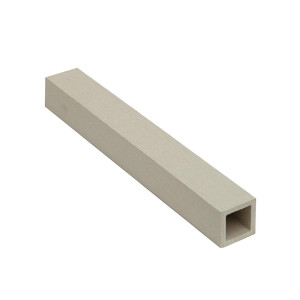 Промежуточный профиль (балясина) CM-Railing Белое дерево 40х40х3000 мм