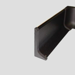 Торцевые окончания к плинтусу Effector Q63.005 Чёрный (л+п)