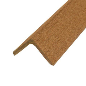 Уголок из ДПК Bulros Base Натур 41х41х3000 мм