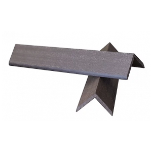 Уголок торцевой из ДПК EcoDecking Praktik Венге 50х50х3000 мм