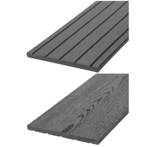 Штакетник из ДПК Bulros Base Серый 10х145х3000 мм