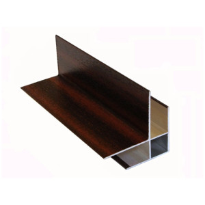 Универсальный профиль алюминиевый 56х56х3000 мм Венге для фасадной доски Masterdeck
