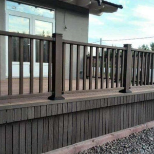 Ограждение из ДПК CM-Railing Тик №2