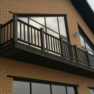 Ограждение из ДПК CM-Railing Тик №5