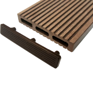 Заглушка для пустотелого узкого штакетника 70х12 мм коричневый