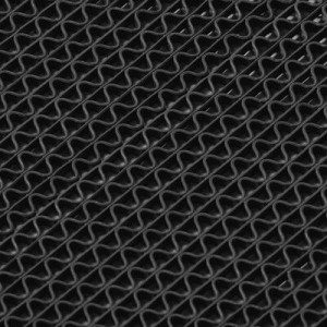 Дорожка Darvin ЗигЗаг 5 мм 90х1500 см Чёрная