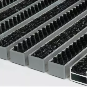 Грязезащитная решётка Forbo Nuway Connect Закрытая 17 мм Ворс и Щетка