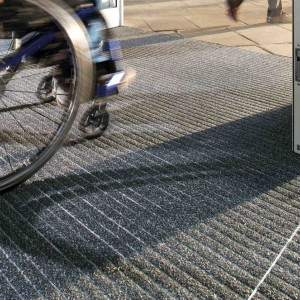 Грязезащитная решётка Forbo Nuway Grid Закрытая 18 мм Ворс Coral Brush 5721