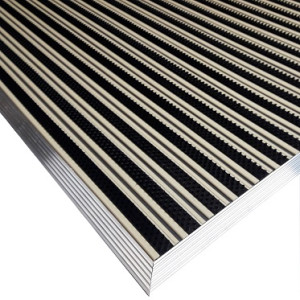 Грязезащитная решётка Notrax Status Alfa Effect 14 мм Щетка трехрядная