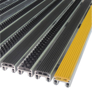 Грязезащитная решётка Notrax Status Heavy Plus 22 мм Резина Щетка