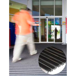 Грязезащитная решётка Notrax Status Plus 20 мм Ворс и Щетка