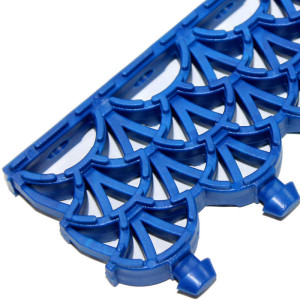 Модульное грязезащитное покрытие Darvin Антикаблук 15 мм Синее м2