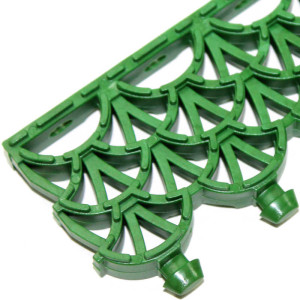 Модульное грязезащитное покрытие Darvin Антикаблук 20 мм Зеленое