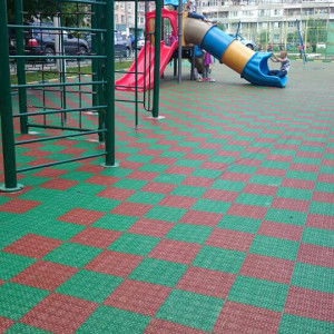 Модульное покрытие Erfolg Sport light Зелёное 33x33 см