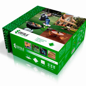 Покрытие модульное Erfolg Home and Garden Зелёное 33x33 см