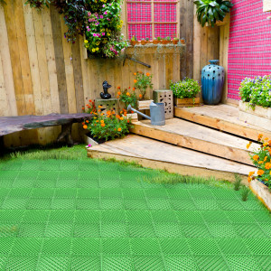 Покрытие модульное Erfolg Home and Garden Зелёное 33x33 см