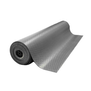 Рулонное резиновое покрытие Darvin Монетка Gray 120х1000 см