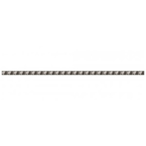 Бордюр Gracia Ceramica Capsule Platinum платина 0.7х25 (81шт) 010213001173