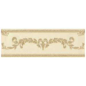 Бордюр Gracia Ceramica Visconti beige бежевый 03 8.5х25 (20шт) 010200000090