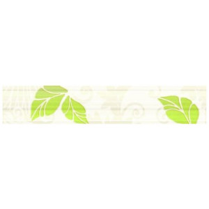 Бордюр Нефрит-Керамика Кензо фисташковый  05-01-1-76-03-85-075-0