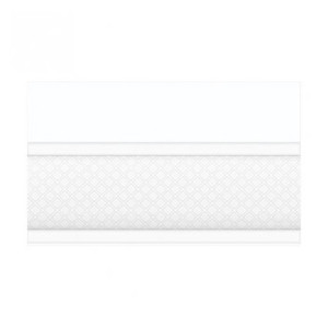 Бордюр Нефрит-Керамика объемный Катрин белый  13-01-1-25-43-00-1451-0