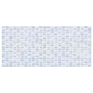 Декофон Cersanit Pudra облицовочная мозаика рельеф голубой (PDG043D) 20x44
