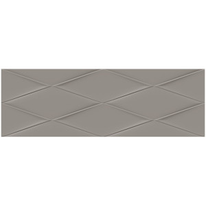 Декофон Cersanit Vegas настенная рельеф серый (VGU092) 25x75