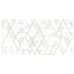 Декор Cersanit Calacatta Вставка белая ромбы KT2L052DT-36 29,8х59,8